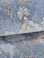 Ковер Иранский Farsi 1200 G253 pale-blue овал