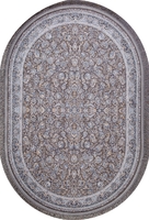 Ковер Иранский Farsi 1200 G256 grey овал