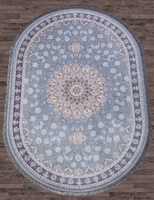 Ковер Иранский Farsi 1200 G253 pale-blue овал