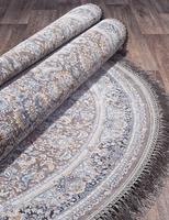 Ковер Иранский Farsi 1200 G256 grey овал