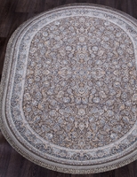 Ковер Иранский Farsi 1200 G256 grey овал